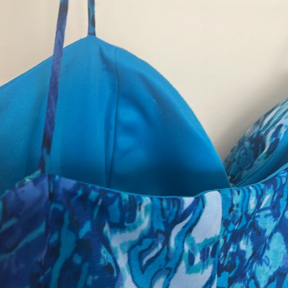 Onyx By Wendye Chaitin Blue Mini Dress - Picture 7 of 7